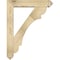 Ekena Millwork Olympic Arts and Crafts Rough Sawn Bracket w/ Offset Brace, Douglas Fir, 6"W x 28"D x 36"H BKT0604X28X36OLY03RDF - alternate 4